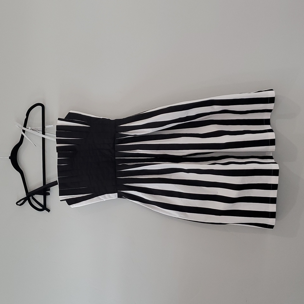 Tatyana dress medium black and white